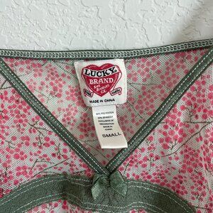 Lucky Brand | Tops | Vintage Lucky Brand Sheer Floral Tank Small | Poshmark